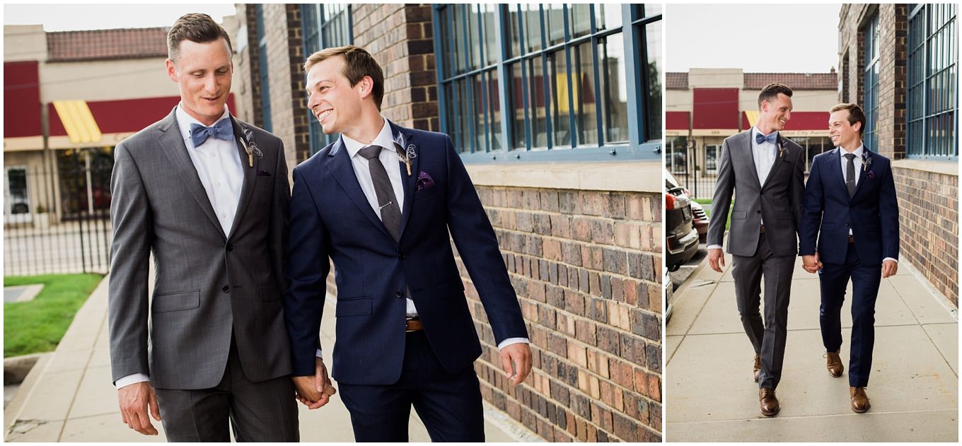 adam lowe photography, wedding, columbus, ohio, pride, gay, tom and terry, smith bros, dock 580, the loft, downtown, stylish, pursuit, ecoflora, groom and groom, grooms, 