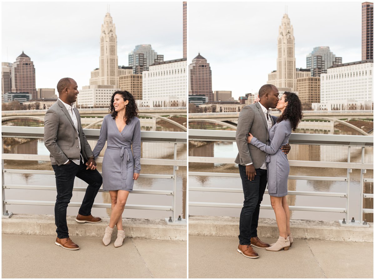 Adam Lowe Photography, Enagement Session, Engaged, Outdoor, Columbus, Ohio, Downtown, Love